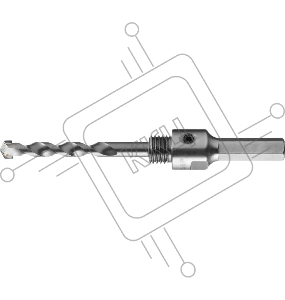 Переходник ЗУБР 29517  державка ПРОФИ для коронки d>22мм SDS+ 10х100мм