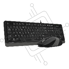 Клавиатура + мышь A4 Fstyler F1010 клав:черный/серый мышь:черный/серый USB Multimedia
