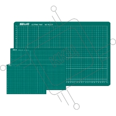 Подкладка для резки Kw-Trio 9Z206 A5 225x150 мм, зеленый