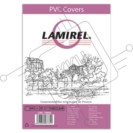 Обложки для переплёта Lamirel LA-78680 A4 прозрачный (100шт)