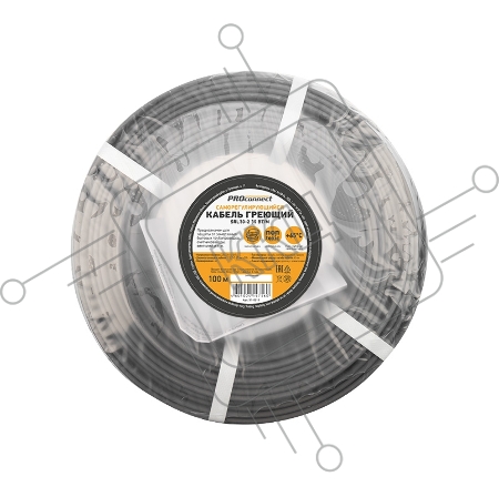 Кабель греющий саморегулирующийся неэкранированный SRL30-2 (30 Вт/1 м), 100 м PROconnect