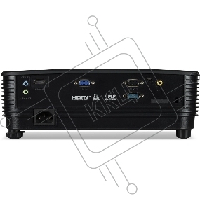 Проектор Acer X1123HP black (DLP, 800x600, 4000Lm, 1.96-2.15:1, 20000:1, VGA, HDMI, Composite, USB-B) (MR.JSA11.001)