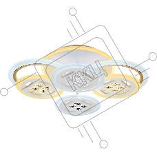 Светильник Ambrella light FA2951/6 WH белый 4200K/3000K+6400K/6400K+3000K 125W 550*405*150 (ПДУ ИК)