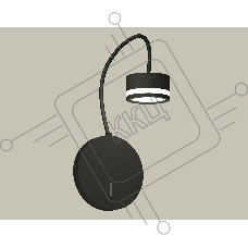 Светильник Ambrella light XB9596200 SBK/FR черный песок/белый матовый GX53 (C9596, N8415)