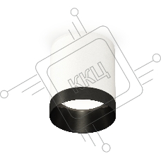 Светильник Ambrella Light XS6301021 SWH/PBK белый песок/черный полированный MR16 GU5.3 (C6301, N6131)