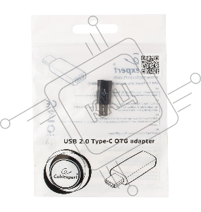 Переходник Cablexpert Переходник USB, USB Type-C/USB MicroB (F), пакет (A-USB2-CMmF-01)