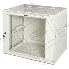 Шкаф настенный серии Pro, 6U 600x600, стеклянная дверь