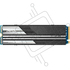 Накопитель SSD Netac NV5000, 500GB, M.2 2280, PCIe 4.0 x4, NVMe, R/W 5000/2500, с радиатором