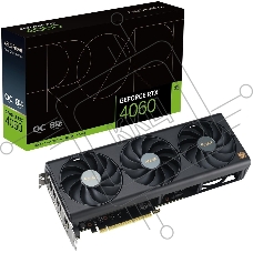 Видеокарта Asus PROART-RTX4060-O8G PCI-E 4.0 RTX4060 8192Mb 128 GDDR6 2550/17000 HDMIx1 DPx3 HDCP Ret