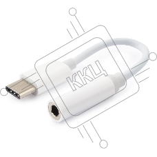 Переходник Cablexpert Переходник USB, USB Type-C/Jack3.5F, пакет (CCA-UC3.5F-01-W)
