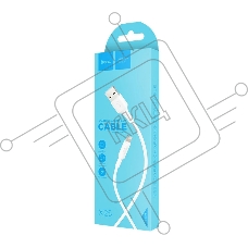 Кабель USB 2.0 hoco X25, AM/Lightning M, белый, 1м