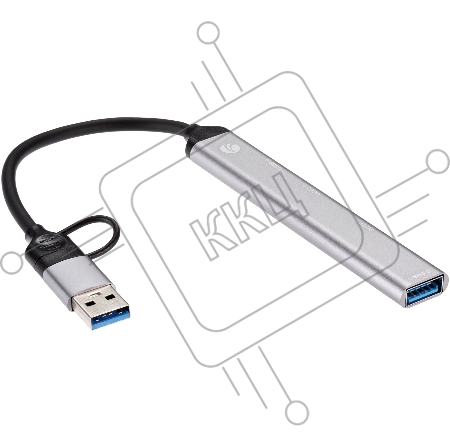 USB концентратор TypeC+adapter-->USB3.0+2USB2,0+SD+TF, VCOM