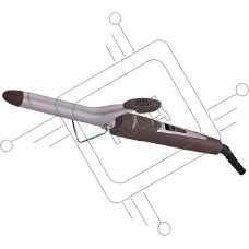 Щипцы для волос Delta LUX DL-0630 коричневый