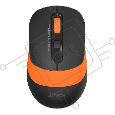 Мышь беспроводная A4Tech Fstyler FG10S черный/оранжевый, 2000 dpi, радиоканал, USB, кнопки - 4