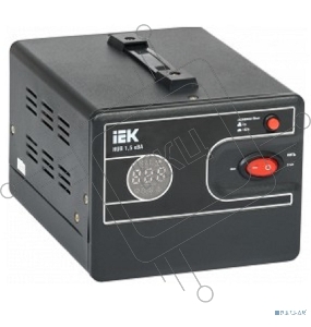 Стабилизатор напряжения переносной Iek IVS21-1-D15-13  HUB 1,5кВА