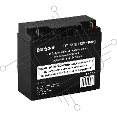 Батарея ExeGate DT 1218 (12V 18Ah), клеммы под болт М5