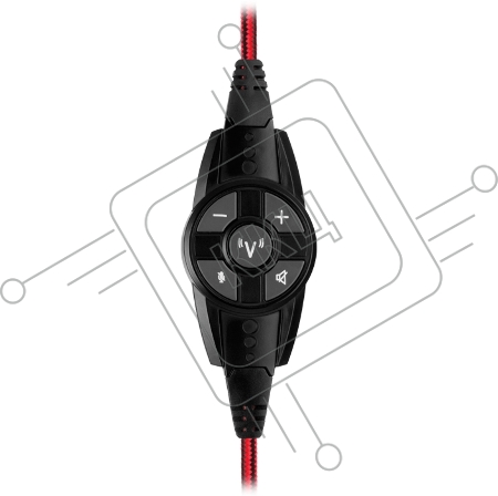 Игровые наушники с микрофоном AP-U996MV, черный (USB, LED, 7.1, вибро)