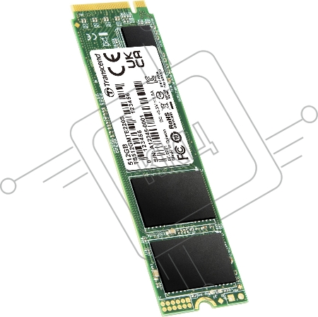 Твердотельный диск 512GB Transcend MTE220S, 3D TLC NAND, M.2, PCI-E 4x [ R/W - 2800/3500 MB/s]