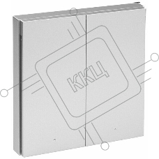 Умный выключатель Aqara H1 EU 2-хкл. серый (WRS-R02GR)