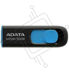 Флеш накопитель 512GB USB 3.2 Gen1 AUV128-512G-RBE Black/Blue, Performance (Max.): Up to 100MB/s read