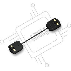 GL7188 BK черный матовый коннектор гибкий для однофазного встраиваемого шинопровода Standard 220V NEW