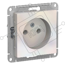 Механизм розетки 1-м СП ATLAS DESIGN без заземл. 16А жемчуг SchE ATN000441
