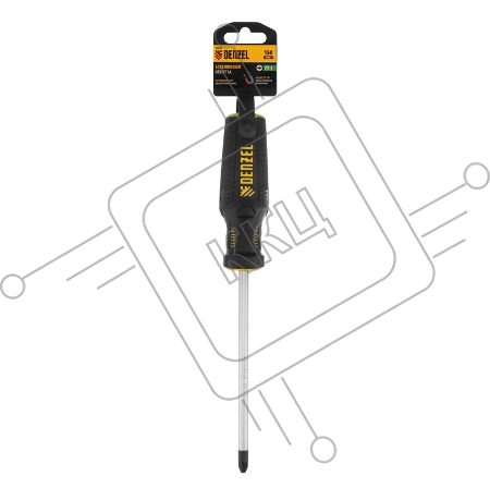 Отвертка PZ3x150 мм, CrV, трехкомпонентная рукоятка// Denzel