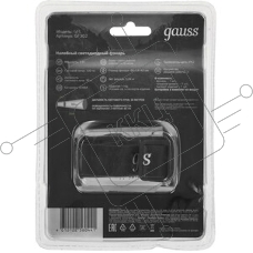 Фонарь налобный Gauss GFL302 3W 120lm 3xAAA LED 1/12/60
