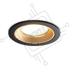 Светильник встраиваемый A8923 BK/GD черный/золото MR16 GU5.3 D92*24