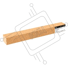 Тефлоновый вал Cactus CS-UFR-KYO-P2035 (FK170-FR) для Kyocera ECOSYS P2135d/P2135DN/P2035D/M2535DN/M2530DN/M2035DN/M2030DN