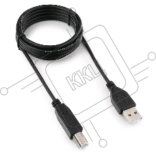 Кабель Гарнизон Кабель USB 2.0, AM/BM, 1.8м, пакет (GCC-USB2-AMBM-1.8M)