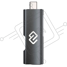 Устройство чтения карт памяти USB 2.0/Type C Digma CR-СU2522-G серый
