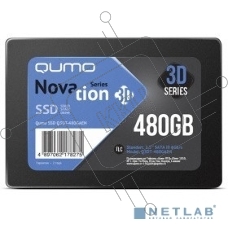 Накопитель SSD QUMO Novation 3D, 480Gb, SATA III, 2.5