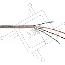 Кабель информационный Lanmaster TWT-6FTP-LSZH кат.6 F/UTP общий экран 4X2X24AWG LSZH 305м белый