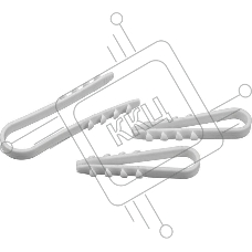 Дюбель-хомут 71 848 NCU-5-10-45-50/WH для круглого кабеля бел. (уп.50шт) Navigator 71848