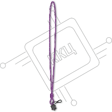 Шнурок для пероч.ножа Victorinox Neck Cord (4.1896.S) пурпурный 440мм блистер