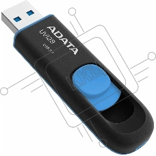 Флешка USB R/W ADATA 512GB USB 3.2 Gen1 AUV128-512G-RBE Performance (Max.): Up to 100MB/s read черный/синий