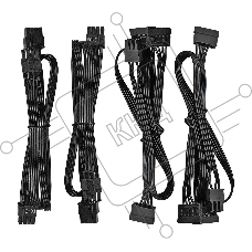 Блок питания серверный 400W ExeGate ServerPRO-400PAS (ATX, APFC, КПД 80% (80 PLUS), 12cm fan, 24pin, 2x(4+4)pin, 4xPCI-E, 6xSATA, 4xIDE, Cable Management, black)