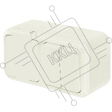 Блок (2 выкл. + роз с земл.) Bylectrica ОУ IP54 серия ПРАЛЕСКА АКВА, (2В-РЦ-659 бежевый)