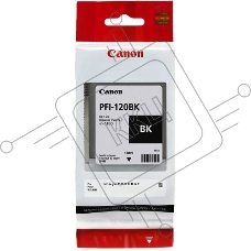 Картридж струйный Canon PFI-120 BK 2885C001 черный (130 мл) для Canon imagePROGRAF TM-200/205