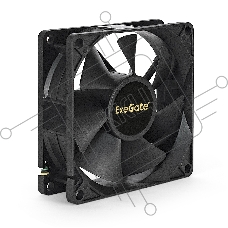 Вентилятор для корпуса ExeGate EX08025HM черный, 80 мм, 2000 об/мин, 19 дБ