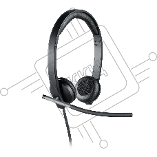 Наушники с микрофоном Logitech H650E черный 1.1м 981-000519