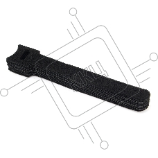 Хомуты-липучки на основе ленты Velcro® VT-125x11BK  125 x 11 мм, черные (12 шт.)