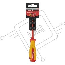 Отвертка Matrix Insulated, PH0 x 75 мм, CrMo, до 1000 В, двухкомп. рукоятка