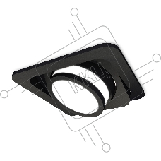 Комплект встраиваемого поворотного светильника Ambrella light XC7659081 SBK/FR черный песок/белый матовый MR16 GU5.3 (C7659, N7121)