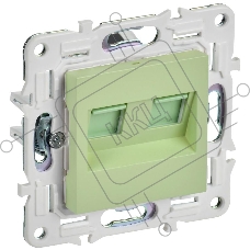 Розетка компьютерная двойная RJ45 кат.5E SK-K03G мятный SKANDY