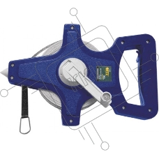 Рулетка FIT 17630  30м, со штыком, фибергласовая лента, пластик.корпус