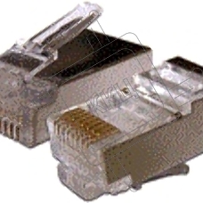 Коннектор Lanmaster RJ45 STP 8P8C, универсальный, cat.6, 100 шт.
