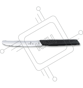 Нож кухонный Victorinox Swiss Modern (6.9003.11) стальной столовый лезв.110мм прямая заточка черный