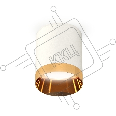 Светильник Ambrella Light XS6301024 SWH/PYG белый песок/золото желтое полированное MR16 GU5.3 (C6301, N6134)